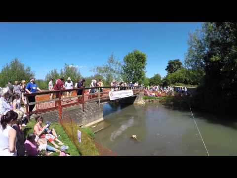 Pooh Sticks Championships 2015 At Langal Common Cogges Witney 4k Pooh Sticks Championships 2015 At Langal Common Cogges Witney 4k