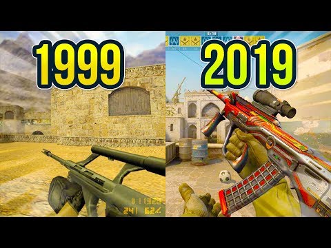 Evolution of the AUG in Counter Strike 1999 - 2019