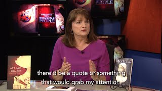 Carolyn Morgan talks about how words and phrases inspires her art.