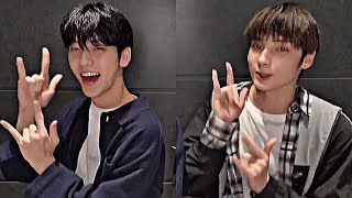 Txt Soobin And Huening Kai Listening To Gi-Dle Tomboy On Vlive