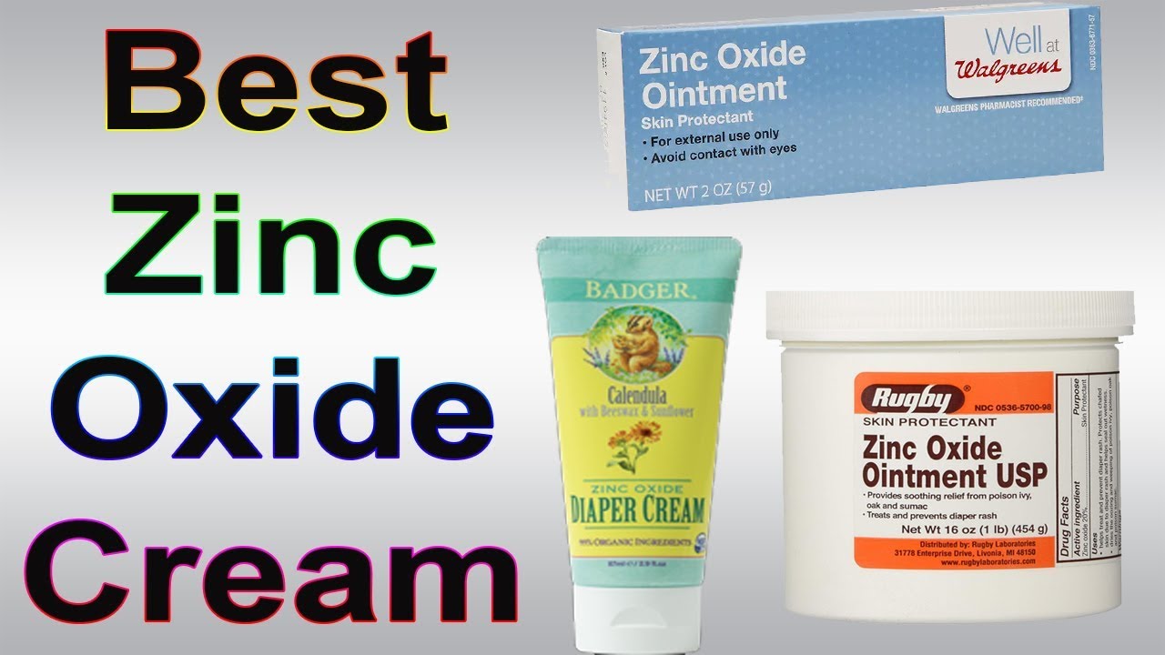 Zinc oxide ointment for facial scar