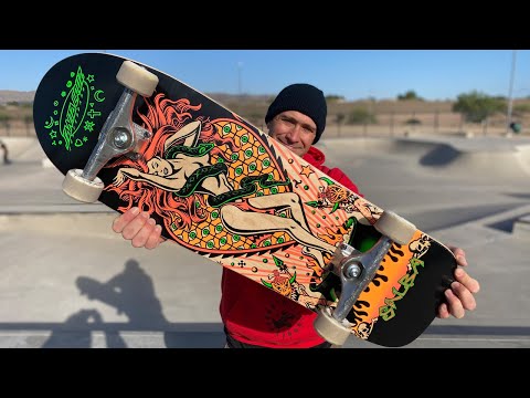 SALBA WITCH DOCTOR GRAND SHAPED DECK PRODUCT CHALLENGE W/ ANDREW CANNON! | Santa Cruz Skateboards