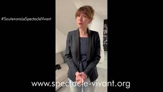 Virginie Lemoine - Message de soutien aux jeunes artistes