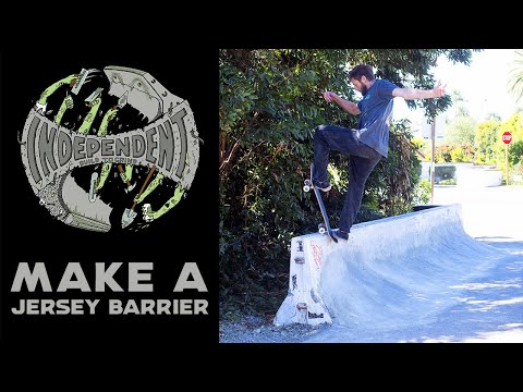 Milton Don't Surf! Build To Grind: How To Make a Jersey Barrier w/ Rhino @ Trestles