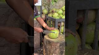 Fast Coconut Cutting Skills In Malaysia