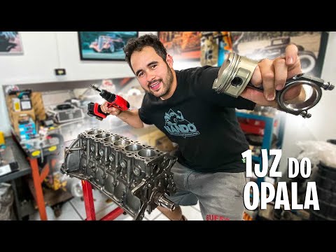 OPALA COM TOYOTA 1JZ montagem motor I Nando SA