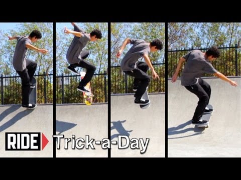 How-To Skateboarding: Blunt Stall Kickflip With Christian Flores