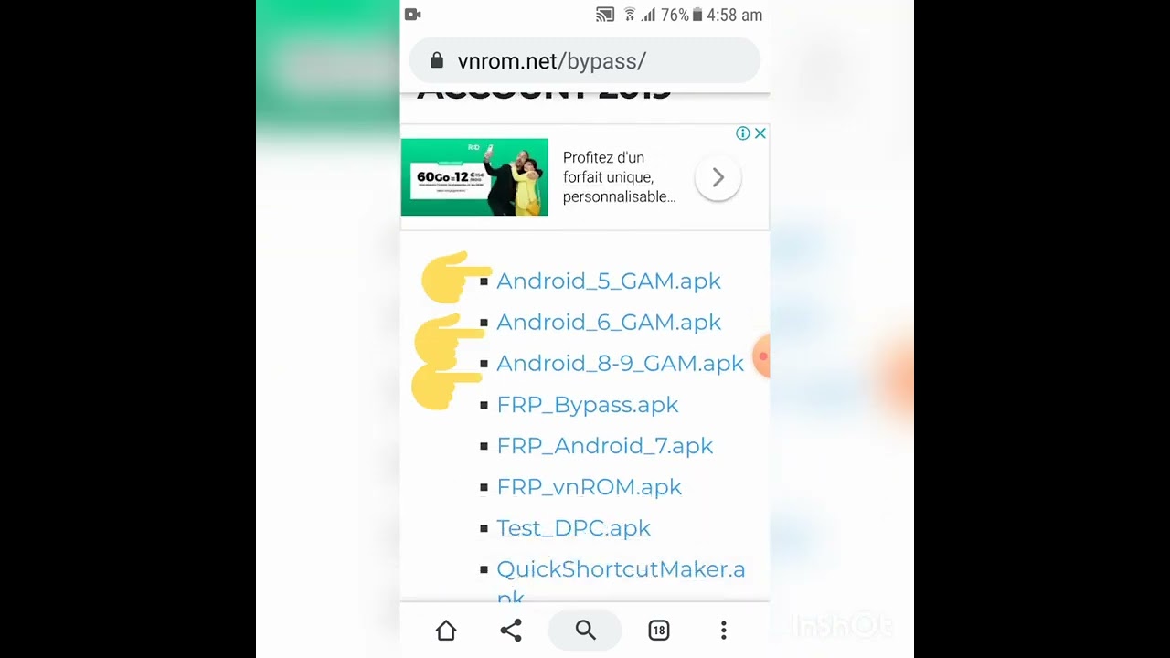 vnrom.net bypass frp Google Account all models apk vnrom.net bypass frp Google Account all models apk