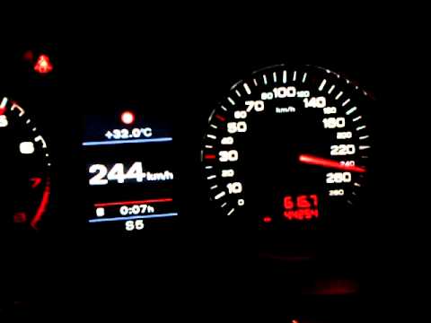 Audi A6 3 0 T Zero Top Speed Youtube