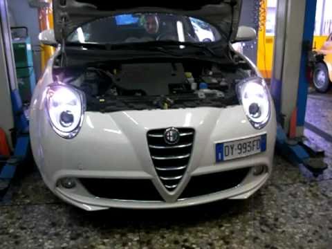 Alfa Mito Con Kit Xenon 6000k Www Euro Car It Youtube