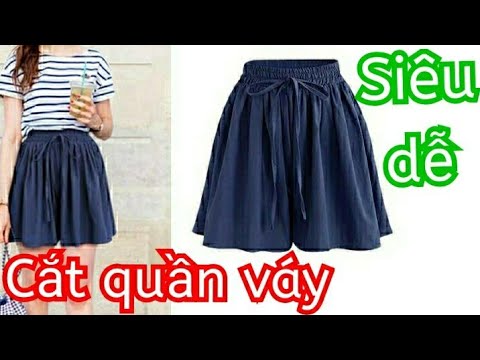 09.Dạy cắt may Quần Váy kiểu thời trang của nữ/Thiết kế và công thức cơ bản quần váy thời trang nữ