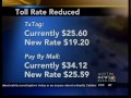 Reduced trucker tolls