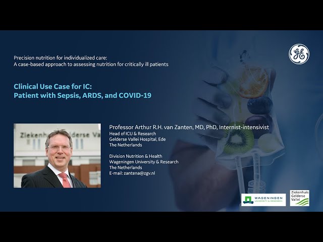 Watch Precision Nutrition Webinar: Clinical Use Case for Indirect Calorimetry: Sepsis, ARDS, Covid-19 on YouTube.