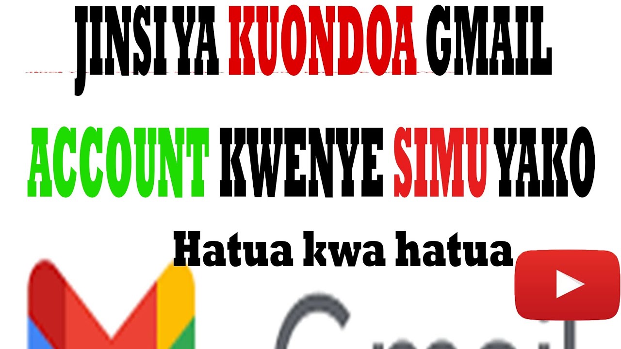 EASY WAY TO REMOVE GMAIL ACCOUNT FROM YOUR PHONE EASY WAY TO REMOVE GMAIL ACCOUNT FROM YOUR PHONE