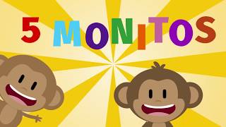 Cinco monitos saltaban en la cama I Canciones infantiles