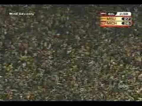 Michigan v. Michigan State 2004 football highlights