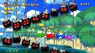 New Super Mario Bros. U -- Boost Mode and Aerial Acrobatics in Spine-Tingling Spine Coaster