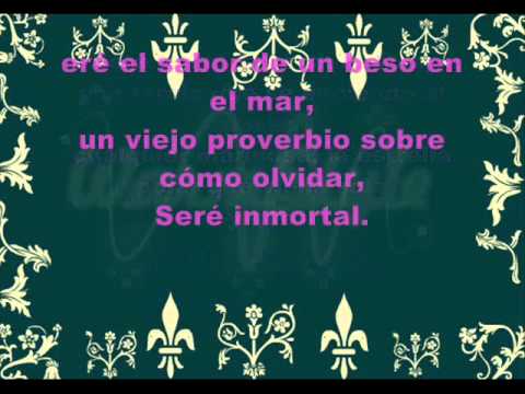 INMORTAL LETRA CANCION inmortal letra cancion: