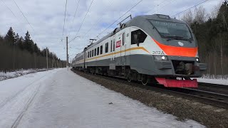 Электропоезд Эп2Д-0089 Цппк Перегон Петелино - Голицыно