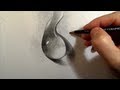 Drawing a Water Drop, Time Lapse