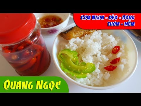 Cách Nấu Cơm Ngon Thơm, Mềm Dẻo, Trắng Bóng Kiểu Nhật