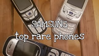 Обзор На Редкие Телефоны Samsung Top Rare Phones Shg-D100,D410,E850