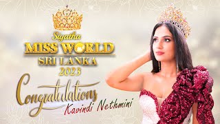 Siyatha Miss World Sri Lanka 2023 | Grand Finale