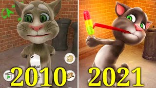 Evolution of Talking Tom Games 2010-2021