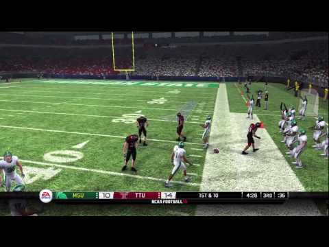 NCAA Football 10 Alamo Bowl Texas Tech vs Michigan State HD 