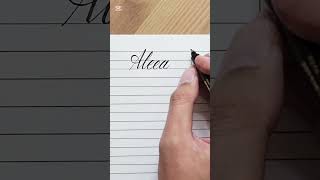 Hi Aleea - Beautiful Handwriting For You. Daily Calligraphy On Tiktok And Youtube.