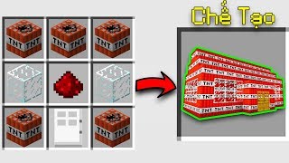 MINECRAFT MOD NHÀ BẰNG TNT*NỔ BANH THẾ GIỚI CHỈ VỚI 1 QUẢ TNT NHỎ XÍU !!!