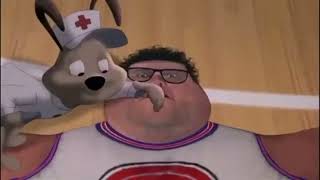Space Jam Pancake Inflation Scene