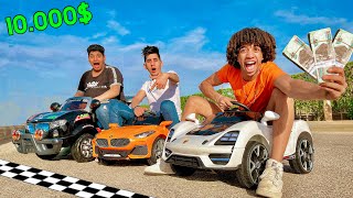 عملنا سباق بأصغر سيارات فى العالم والكسبان ياخد 10.000 جنيه | Tiny Car Race Battles!!