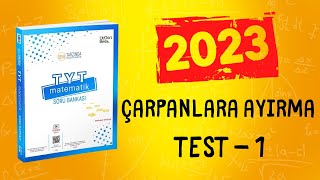 2023 345 Tyt Matemati̇k Soru Bankasi Çözümleri̇ Çarpanlara Ayirma Test 1