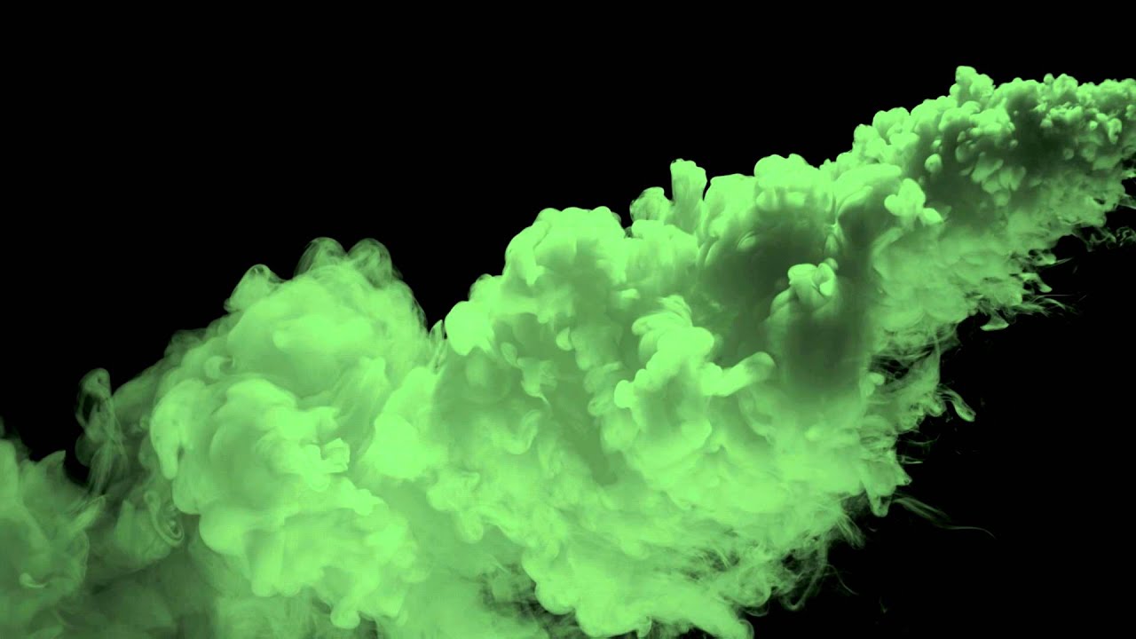 HD particles Smoke Green - YouTube