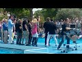 Scooter im ZDF Fernsehgarten 2011 mit Jedward im Hintergrund