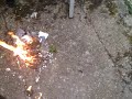 Burning Acetone