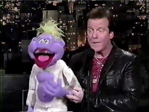 Jeff Dunham and Peanut pay a visit to The Late Show with David Letterman