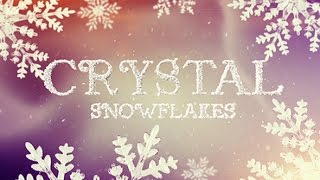 Crystal Snowflakes After Effects Template