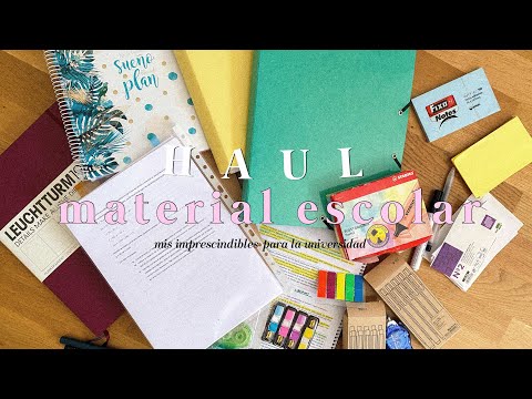 HAUL MATERIAL ESCOLAR 2021/2022 | mis imprescindibles para estudiar la uni e idiomas :)