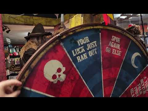 Spinning the Spirit Halloween Wheel of fate