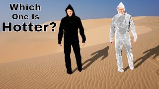 Play this video How Hot Are The Worldвs Darkest Clothes?
