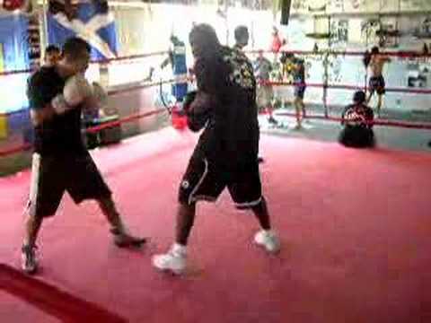 boxing at wild card with ERIC BROWN 5 Roger Gonzalez