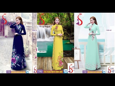 MẪU ÁO DÀI ĐẸP - TRẺ TRUNG - THỜI TRANG l Vải Áo Dài S