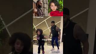 American Child Model & Dancer Kleopatra Vargas Link Up With Flavour In Lagos, Nigeria