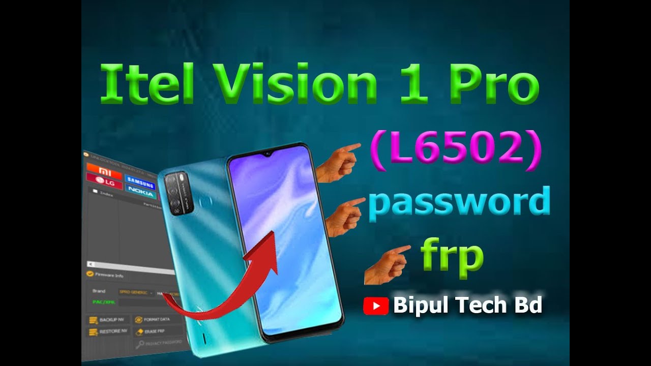 Itel Vision 1 Pro L6502 Frp Bypass unlock tool✅ Itel Vision 1 Pro L6502 Frp Bypass unlock tool✅