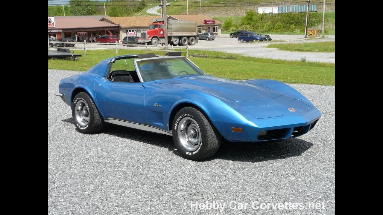 1973 Medium Blue Corvette L82 4spd Stingray T Top For Sale ...