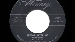 Watch Patti Page Repeat After Me video
