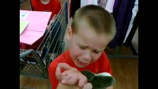 Little Boy Crying And Tantrum At Walmart