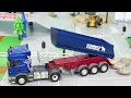 Tractor, Fire Truck, Excavator, Garbage Trucks & Police Cars Construction Toy Vehicles for Kids